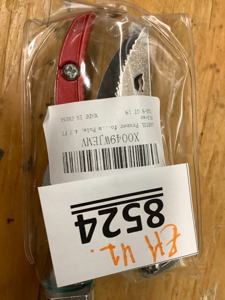 Tree Pruner for Garden, Cut Capacity 1/2 Inch & Hold Pole Pruner, Lightweight Fruit Picker with Non-slip handle, Long Reach Tree Branch Cutter with Aluminum Pole, 4.2 FT| LFX112 - Image 4 - Lot 8524