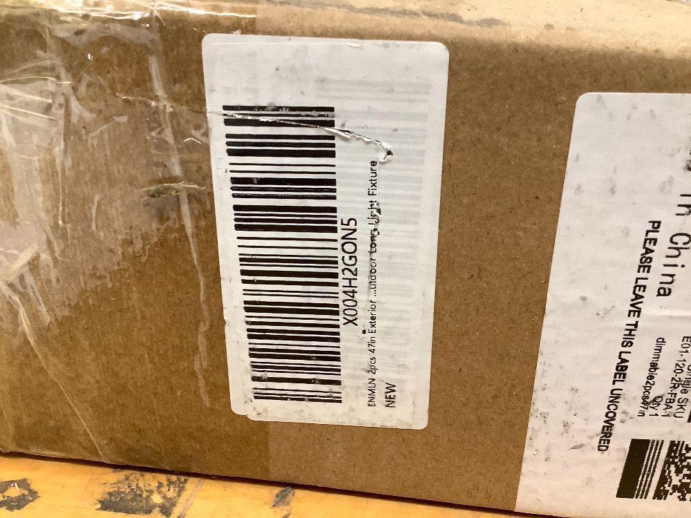 ENMLN 2pcs 47in Exterior Wall Lights,4.33in Wide Dimmable Modern Outdoor Wall Lights for Garage and Front Door,Linear Outdoor Wall Sconce IP65 Waterproof,Black LED Outdoor Long Light Fixture - Image 5 - Lot 8536