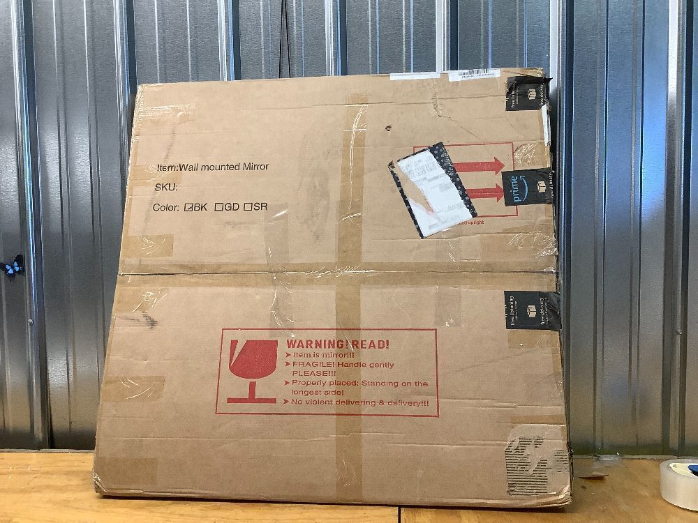 30 Inch Round Mirror - Circle Mirrors for Bathroom, Entryway and Living Room Wall Decor, Modern Hanging Vanity Mirror, Matte Black Circle Decorative Wall Mirror - Image 3 - Lot 8538