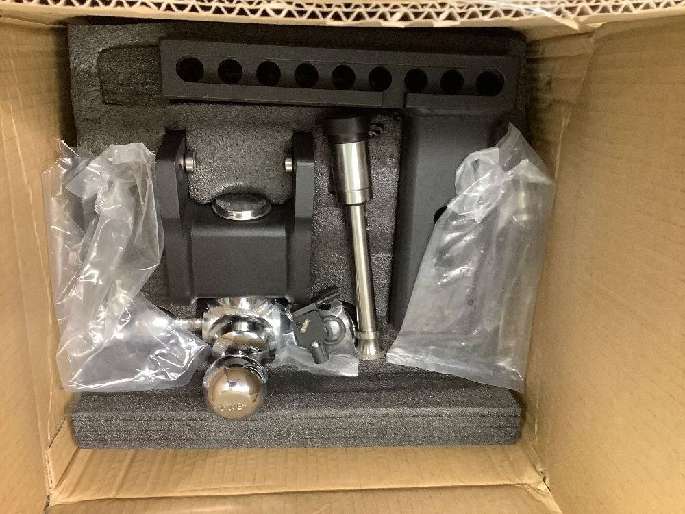 METOWARE Adjustable Trailer Hitch, Drop Hitch Fits 2-Inch Receiver, Tow Hitch with 4-Inch Drop, 12,500 LBS, Tri-Ball (1-7/8", 2", 2-5/16") Trailer Hitch Receiver with Double Anti-Theft Pins Locks - Image 2 - Lot 8539