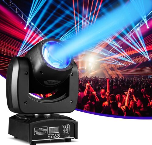 XFALIGHTS Moving Head Light 90W LED Beam Stage Light RGBW 4-in-1 DJ Lights Moving Head Spot Sound Activated DMX for Wedding Live Show Christmas Party - Lot 8546