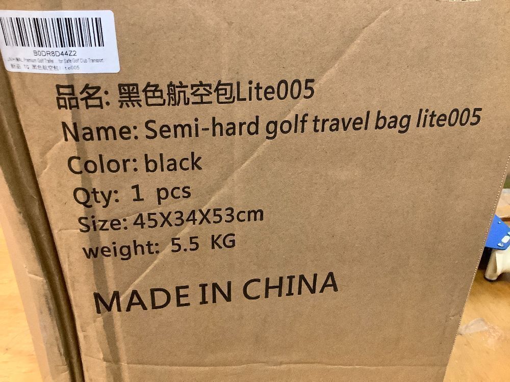 Golf Travel Bag for Airlines with Wheels, PC Hard Case Top Golf Club Travel Bag with 1680D Fabric, Shield Your Clubs with Lightweight Durability - Image 5 - Lot 8551