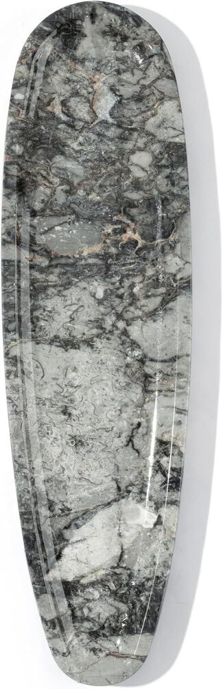 Pracfit Natural Marble Tray – Real Stone for Bathroom, Vanity, Counter, and Home Decor. Perfect for Jewelry, Candles, and Cosmetics. Durable, Elegant, and Unique Made of Real Stone - Image 1 - Lot 8553