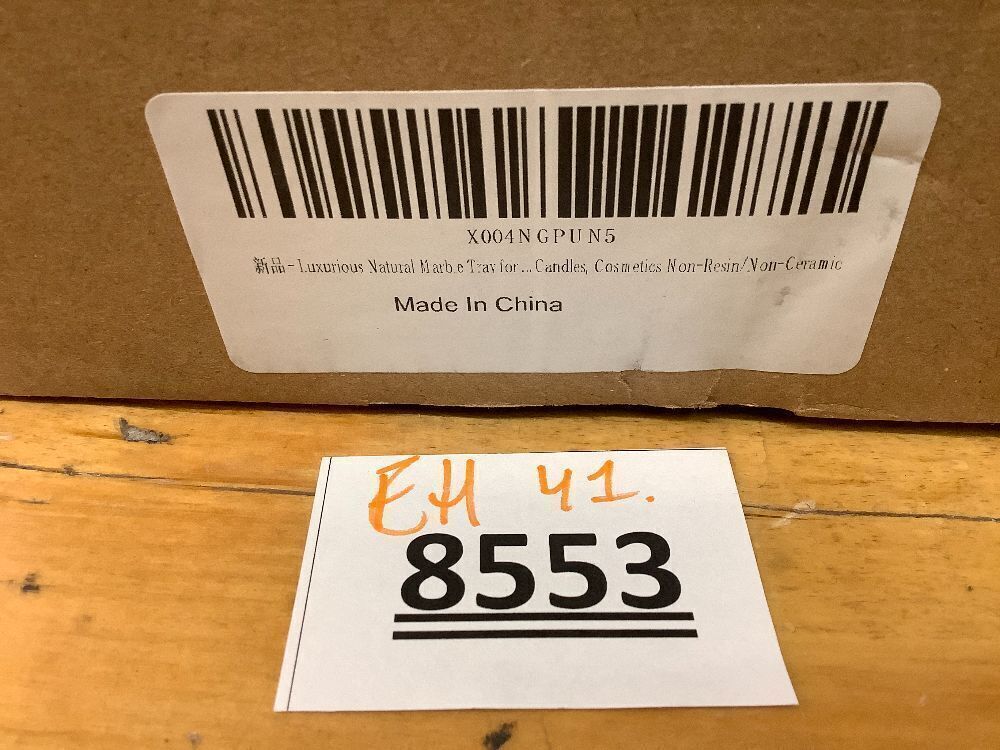 Pracfit Natural Marble Tray – Real Stone for Bathroom, Vanity, Counter, and Home Decor. Perfect for Jewelry, Candles, and Cosmetics. Durable, Elegant, and Unique Made of Real Stone - Image 4 - Lot 8553