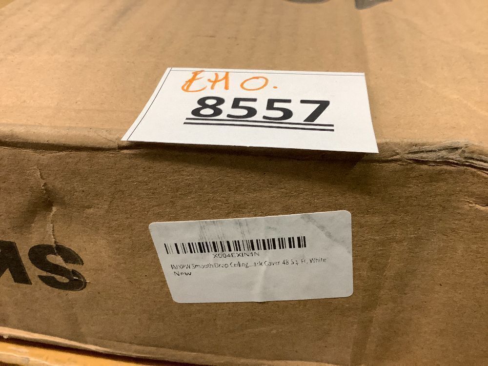 IMXPW Smooth Drop Ceiling Tiles 2ft x 2ft - Waterproof, Fire-Rated, Easy Drop-in Installation - Premium PVC to Prevent Breakage - Ceiling Tiles 24" x 24", 12-Pack Cover 48 Sq. Ft, White - Image 4 - Lot 8557