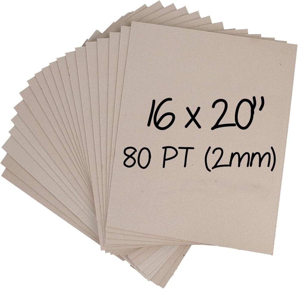Heavy-Duty Chipboard Sheets 16 x 20 in - Image 1 - Lot 8560