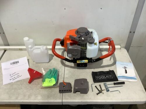 72CC Gas Powered Auger Post Hole Digger - Engine Has Compression  - Lot 95