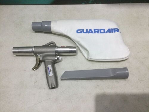 Guardair Gun Vac 1500 Pneumatic Gun Vacuum Cleaner Suction Kit with 9-Inch Crevice Tool and High Filtration Collection Bag - Lot 130