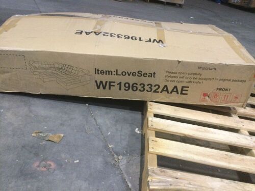 Love Seat Section Only of Sectional Sofa - Lot 267