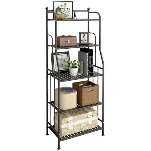 GHQME 5 Tier Metal Standing Shelf Tower Rack  - Lot 300