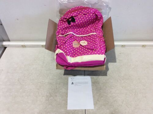 Pink Polka Dot Kids Backpack  - Lot 314
