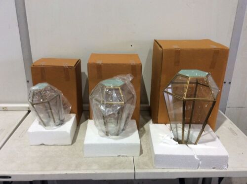 Lot of (3) Lamp Post Shades - Lot 337