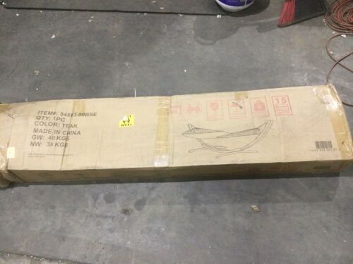 Hammock with Wood Stand - Lot 447