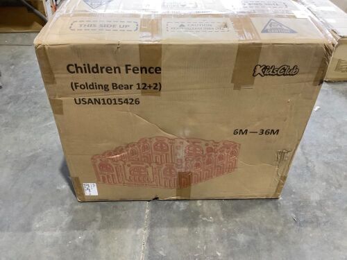 KidsClub 14 Panel Folding Play Pen  - Lot 522