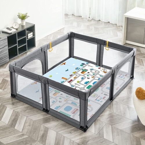 Baby Play Pen Extra Large Activity Play Area - Lot 532