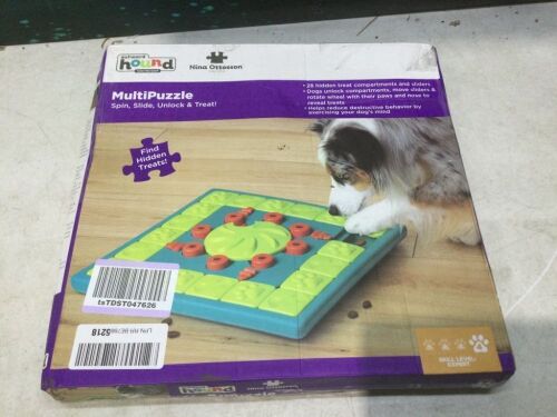 MultiPuzzle Interactive Dog Treat Puzzle Toy  - Lot 538
