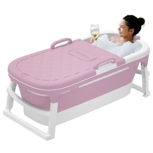54" Large Portable Foldable Soaking Bathtub - Lot 552