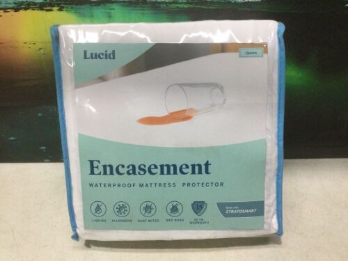 Lucid Queen Size Waterproof Mattress Protector - Lot 568
