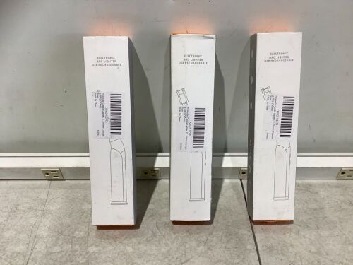 Lot of (3) Electronic Arc Grill Lighters, USB Rechargeable - Lot 570