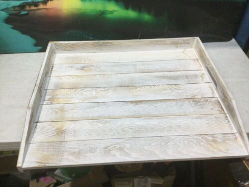 30" x 26" Wooden Stove Top Cover  - Lot 600