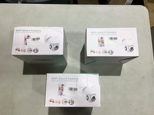 Lot of (3) Wifi Smart Security Cameras  - Lot 604