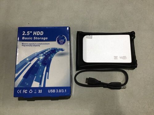 2.5" HDD Basic Storage Drive USB 3.0 - Lot 644