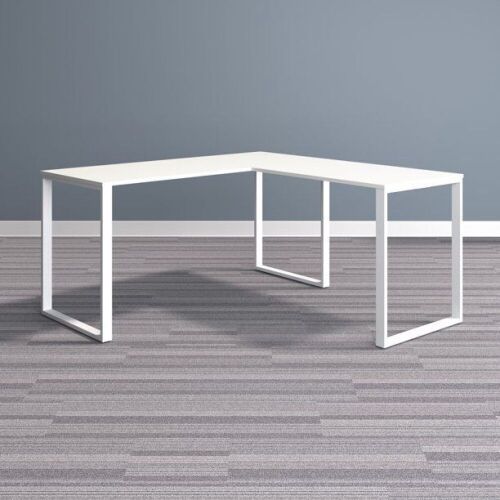HON BASYX 59" L-Shape Corner Computer Desk  - Lot 645