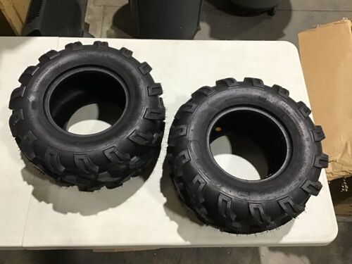 Set of  AT1 18x9.5-8 Tubeless ATV Tires  - Lot 654