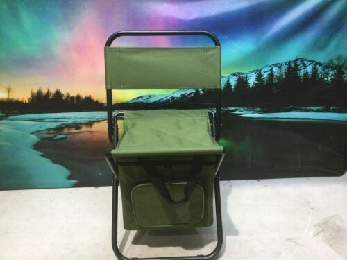 Folding Chair with Storage Compartment  - Lot 843