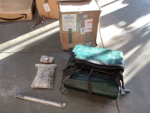 Deck-Lock Green Mesh Pool Cover System - Lot 853