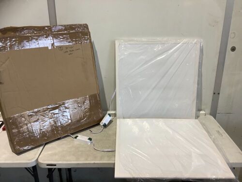 Lot of (2) 40W LED Panel Lights 4000K, 24" x 24"  - Lot 867