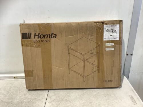 Homfa 1-Drawer Vertical Nightstand End Table - Lot 888