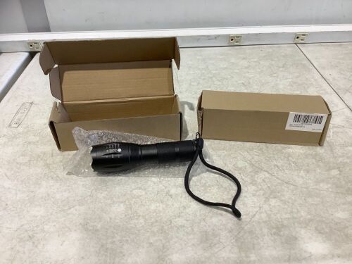 Lot of (2) T6 Tactical Flashlights  - Lot 917