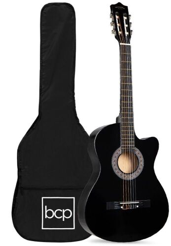 Beginner Acoustic Cutaway Guitar Set, 38in - Lot 949