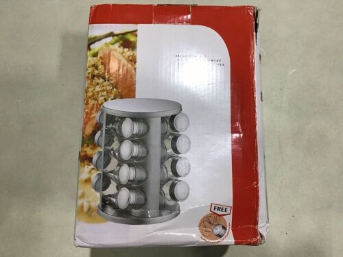 Spice Rack with 16 Spice Jars  - Lot 1033