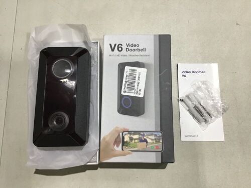 V6 HD Wi-Fi Video Doorbell  - Lot 1060