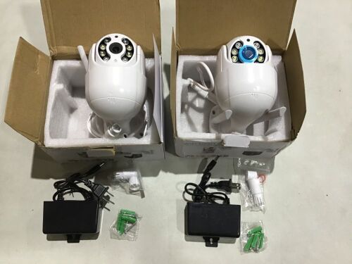 Lot of (2) Wifi Smart Security Cameras - Lot 1063