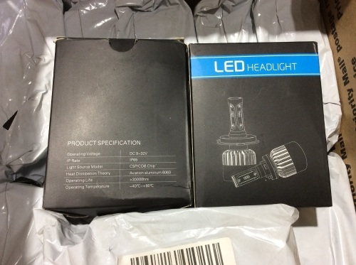 Lot of (13) LED Headlight Bulbs - Lot 1104