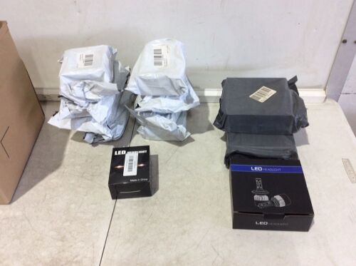Lot of (12) LED Headlight Bulbs, Multiple Styles  - Lot 1124