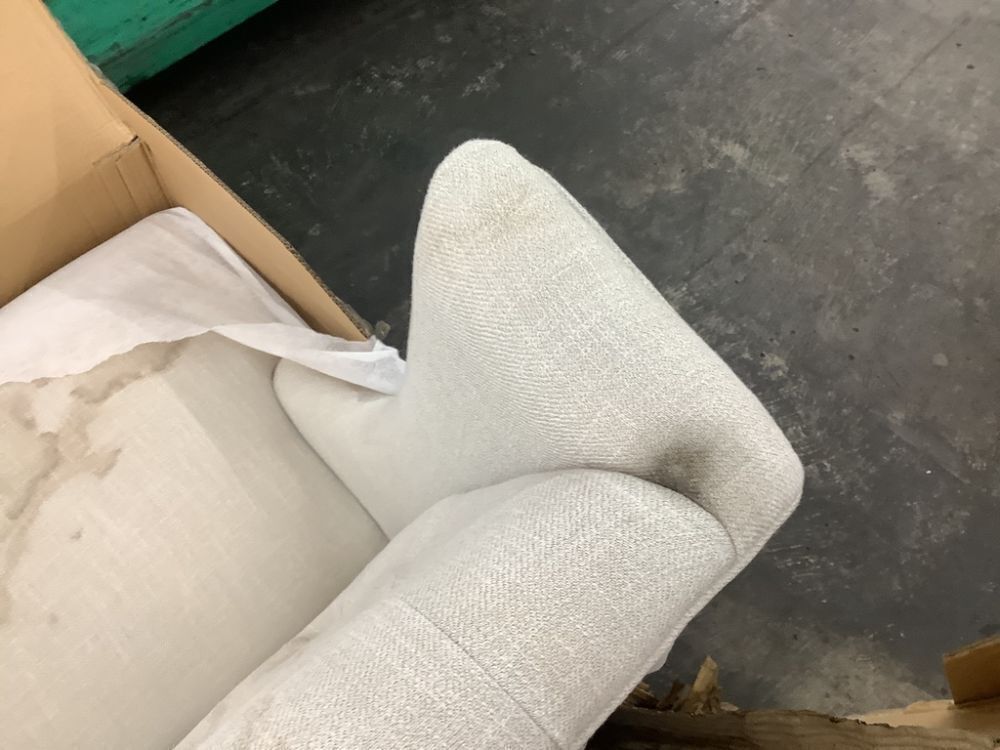 Pier1 Tufted Loveseat - Water Damaged - Image 5 - Lot 263SK