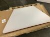 Lot of (3) Trapezoid Table Top 60" x 30" - Light Damage on 2 - Thumbnail 2