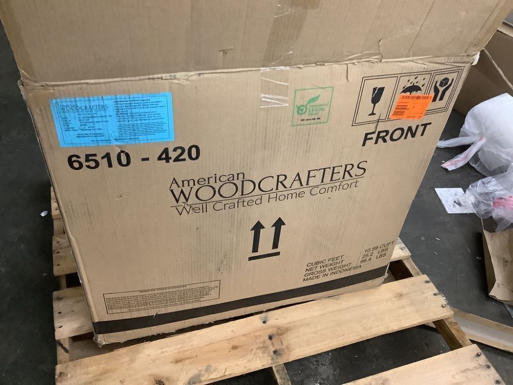 American Woodcrafters Cottage Traditions White 2 Drawer 28 in. W Nighstand - Image 2 - Lot 1201