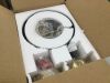 Ceiling Light with Gold Plate and Matte Black Shade, 3 Pack - Thumbnail 2
