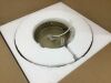 Ceiling Light with Gold Plate and Matte Black Shade - Thumbnail 3