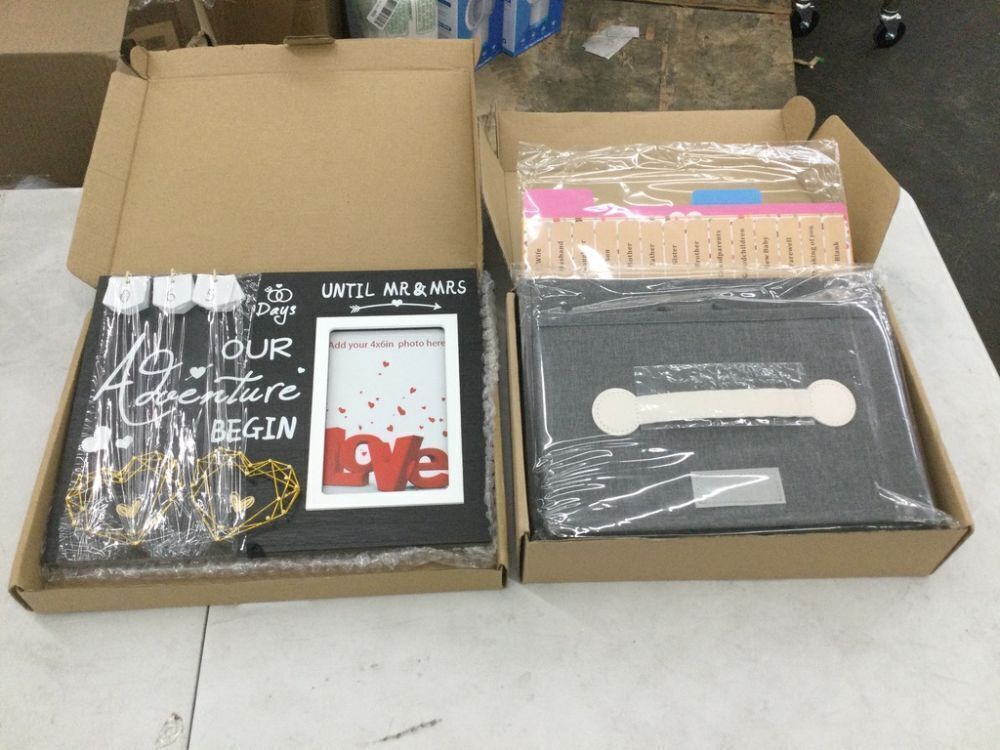 Wedding Countdown Frame & (2) Greeting Card Boxes - Image 1 - Lot 443