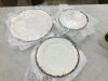 LEHAHA Vintage White Melamine Dinnerware Set, 12 Piece - Thumbnail 2
