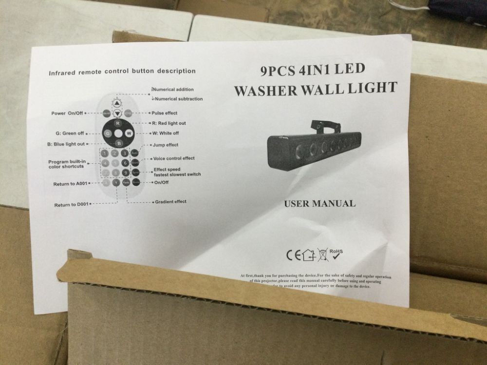 LED Wall Wash Light Bar, 4 Pack - Image 2 - Lot 446