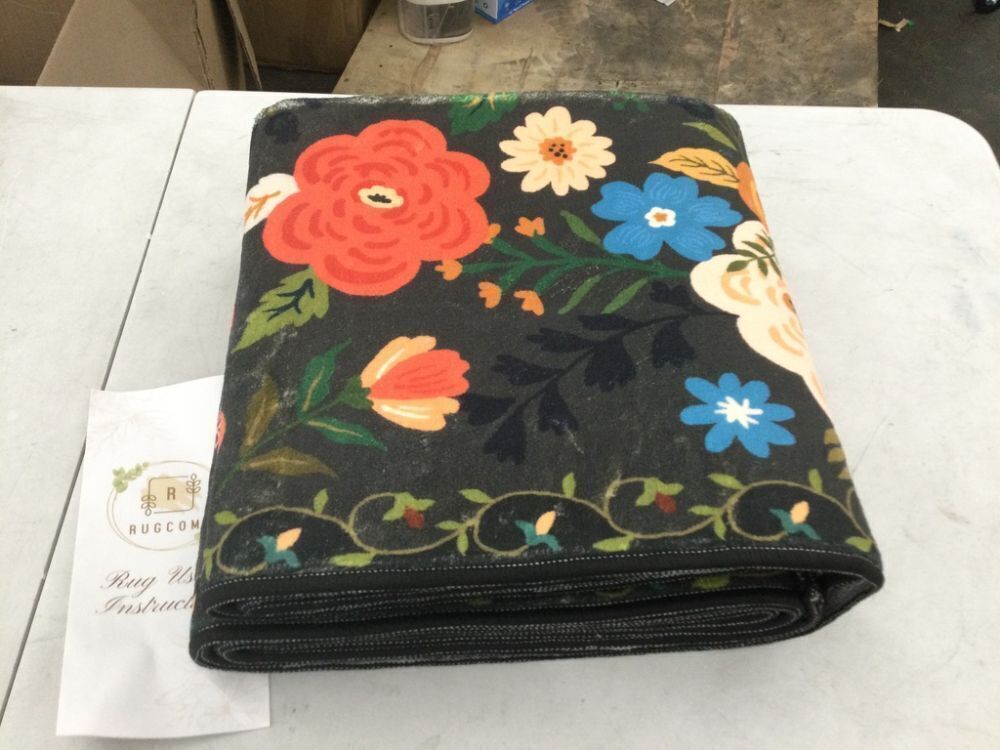 2' x 10' Long Washable Runner Rug with Rubber Backing - Image 2 - Lot 447