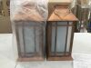 Vintage Candle Lantern with Led Flameless Candle, Set of 2 - Thumbnail 4