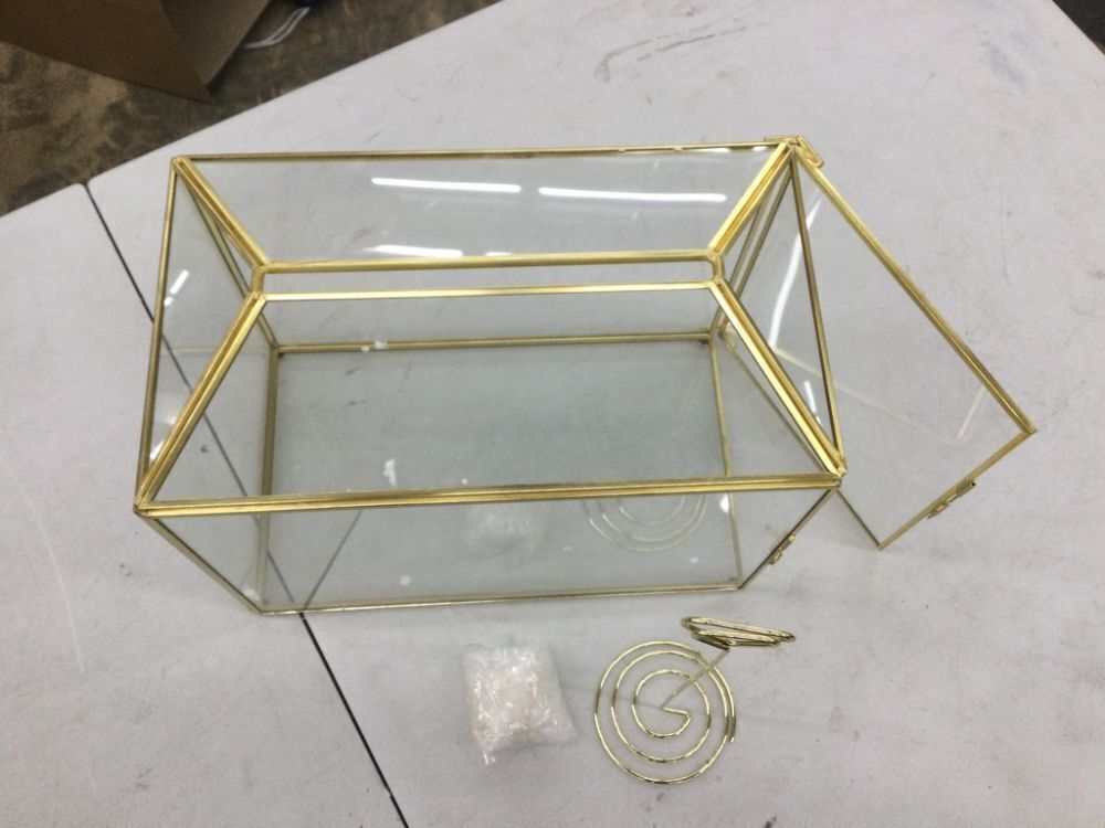 Glass Wedding Card Box - Image 3 - Lot 518